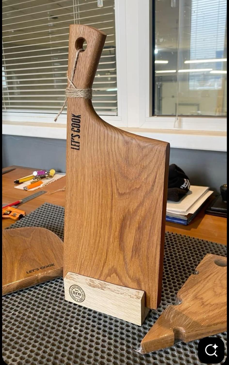 Tall Narrow Walnut Paddle